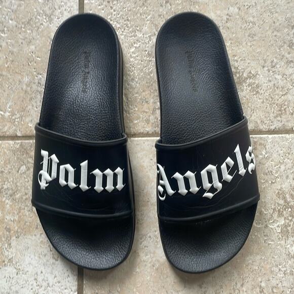 PALM ANGELS SLIDERS Sandals Black - Picture 2 of 16